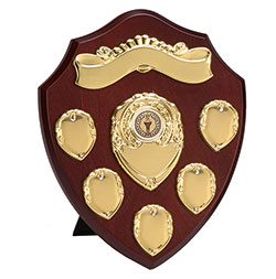 Rosewood Gold Triumph8 Gold Annual Shield 20cm