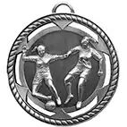 Female Silver Tackle Medal 60mm