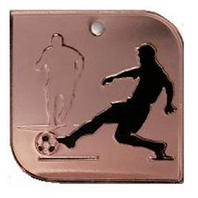 Bronze Skill Football Medal 50mm