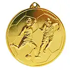 Gold Footballer Medal 50mm