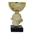 Gold Boot Ball Football Cup 130mm