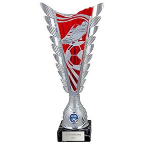 Fuego Red & Silver Boot Ball Cup 35cm