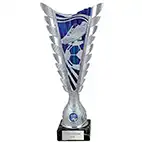Fuego Blue & Silver Boot Ball Cup 35cm