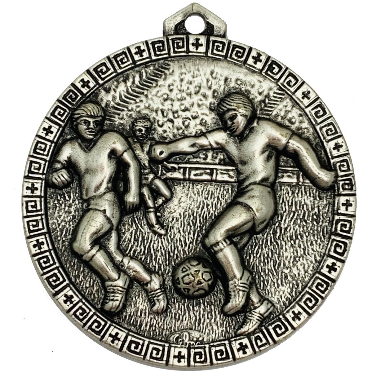 Silver Winger Football Medal 56mm