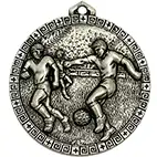 Silver Winger Football Medal 56mm