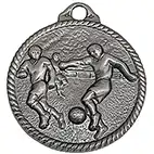 Silver Winger Football Medal 50mm