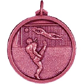 Bronze Goalscorer football medal 38mm