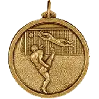 Gold Goalscorer football medal 38mm