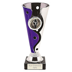 Silver Purple Carnival Silver Purple Trophy 17cm
