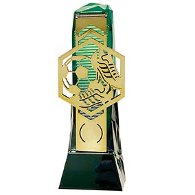Green Gold Henge Football Hex 23cm