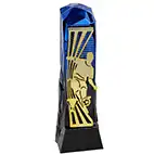 Male Blue Gold Henge Football Trophy 23cm