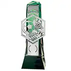 Green Silver Henge Football Hex 23cm