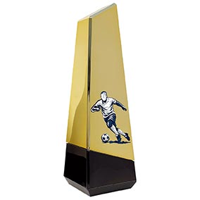Gold Nexa Male Football Trophy 19cm