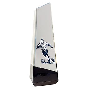 Silver Nexa Male Football Trophy 19cm