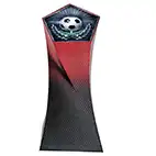 Red Pentor Football Trophy 18cm