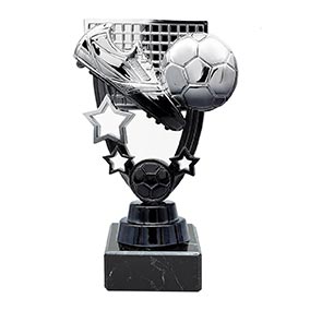 Silver Football Boot Star 23cm