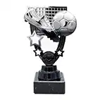 Silver Football Boot Star 17cm Silver Football Boot Star 17cm