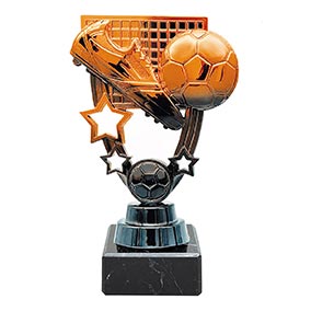 Orange Football Boot Star 17cm