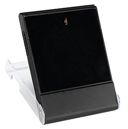 Black Clear  Medal Box Plastic L Clear with Up to 70mm Recess