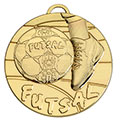 Gold Target Futsal Medal 50mm