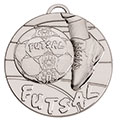 Silver Target Futsal Medal 50mm