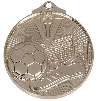 Silver Horizon Soccer Medal 52mm
