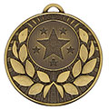 Bronze Target Laurel Wreath Medal 50mm