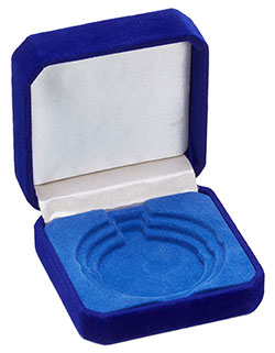Blue Velvet Medal Box 50 60 70mm