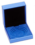 Blue Satin Medal Box 50 60 70mm