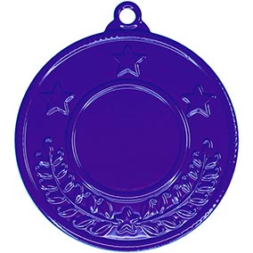 Blue Laurel Star Medal 50mm