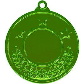 Green Laurel Star Medal 50mm