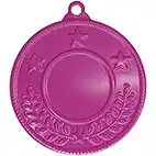 Pink Laurel Star Medal 50mm