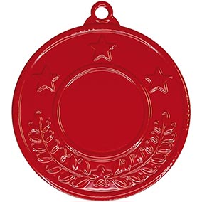 Red Laurel Star Medal 50mm