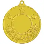Yellow Laurel Star Medal 50mm