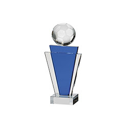 Gauntlet Football Crystal Award 160mm