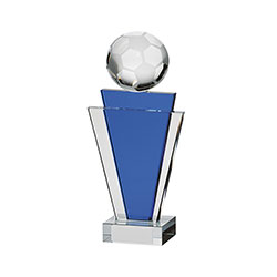 Gauntlet Football Crystal Award 180mm