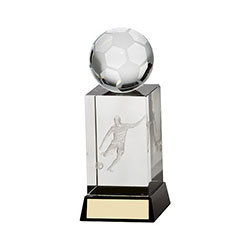 Sterling Football Crystal Award 145mm