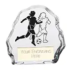 Mystique Female Glass Award 75mm