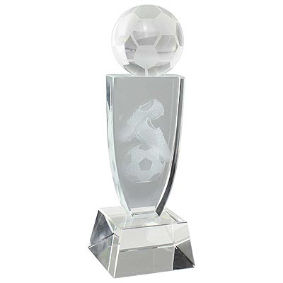 Reflex Boot & Ball Crystal Award 180mm