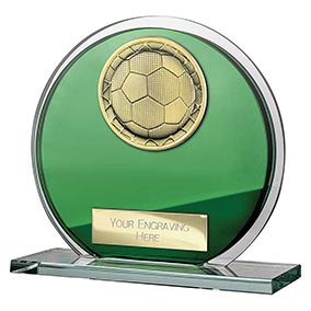 Seismic Green Glass Superstar Plaque 105mm