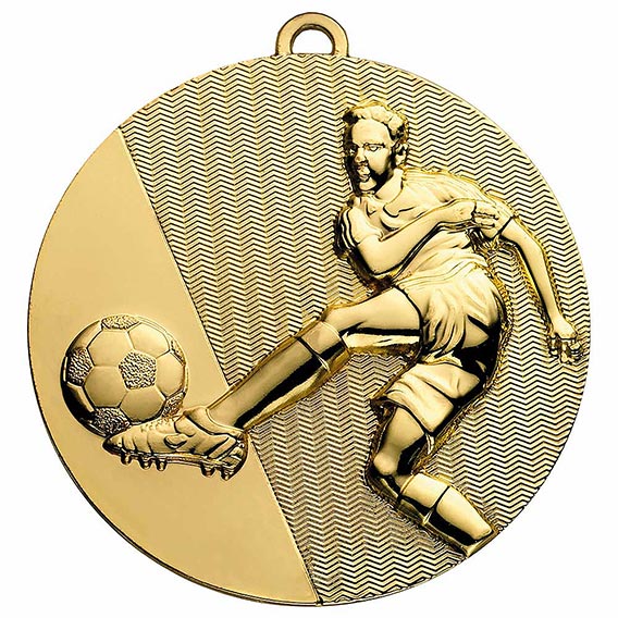 Gold Striker and Ball Medal 50mm