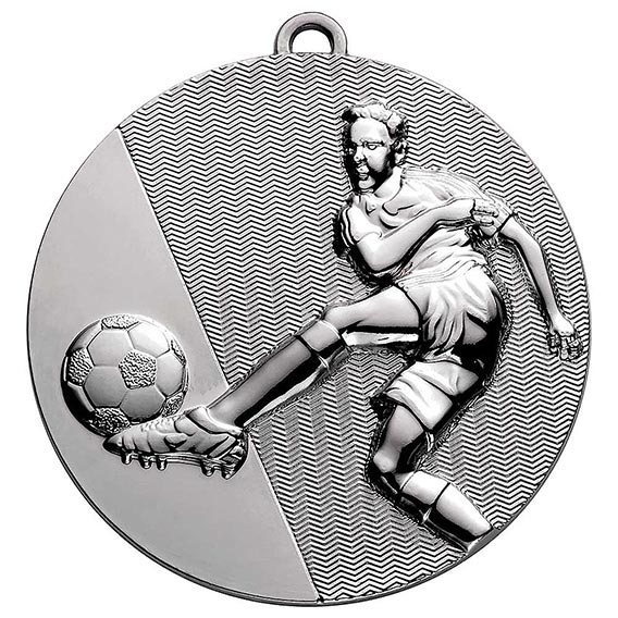 Silver Striker and Ball Medal 50mm