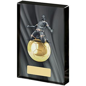 Smoke Glass Goal Slide Award 12cm