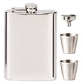 Stainless Steel Vision Mirror Polish 8oz Flask 8oz