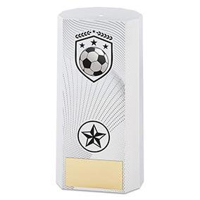 Blanc Block Football Trophy 15cm