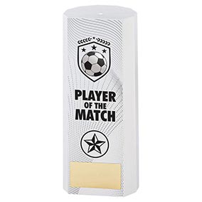 Player of the Match Blanc Block 18cm
