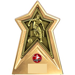 Starforce Gold Footballer Trophy 20cm