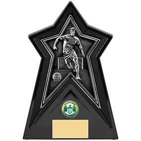 Starforce Black Footballer Trophy 20cm