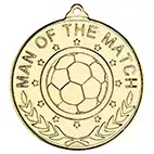 Man Of The Match Football Club Medal 50mm