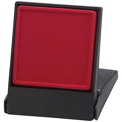 Fortress Flat Insert Medal Box Red Takes 40/50mm Medal